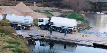 La foto por la que la Municipalidad denunció a la empresa.