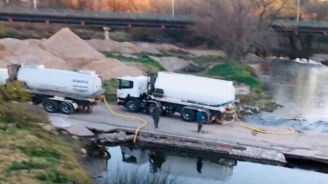La foto por la que la Municipalidad denunció a la empresa.