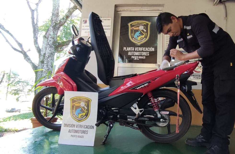 Secuestran motocicleta con adulteraciones en motor y chasis en Puerto Iguazú
