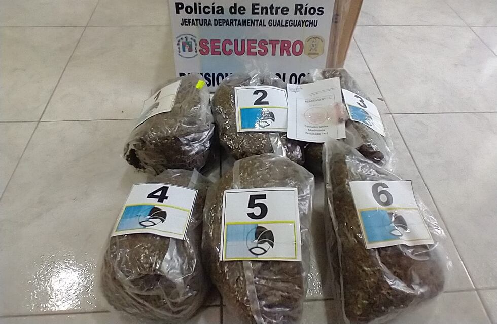 Allanamientos con detenidos por narcotráfico en Gualeguaychú
