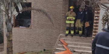 La explosión se registró dentro de una casa en Mendiolaza.