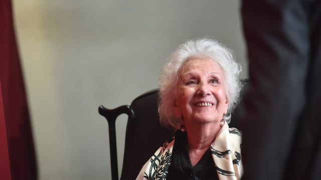 Estela de Carlotto, titular de Abuelas de Plaza de Mayo.