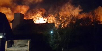 Incendio en el norte de San Luis