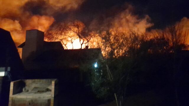 Incendio en el norte de San Luis