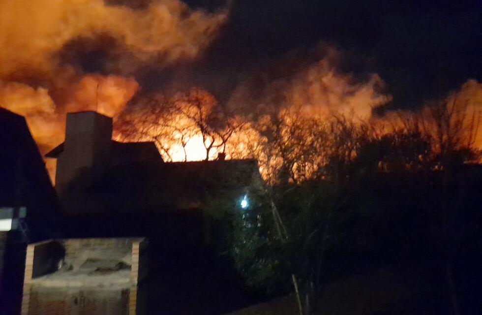 Impactantes imágenes del incendio en el norte de San Luis