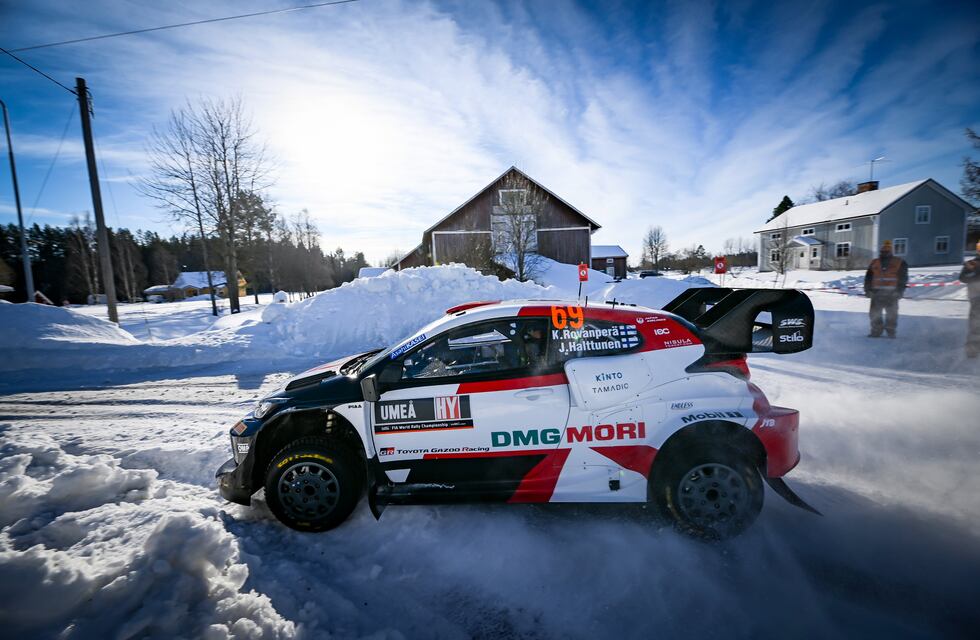 Rally Mundial: Rovanpera dominó con Toyota en Suecia y es nuevo puntero