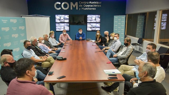 El encuentro se desarrolló en Centro de Operaciones y Monitoreo.