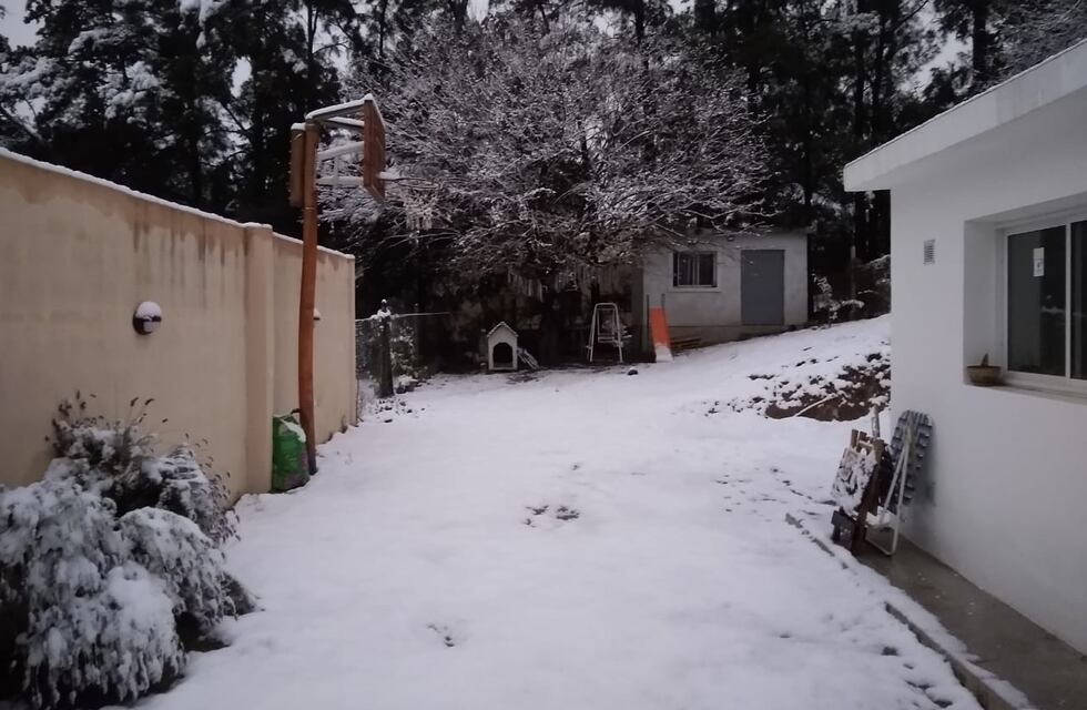 Clima en Córdoba: la nieve es el tema del día