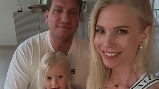 Maxi López, Daniela Christiansson y Elle