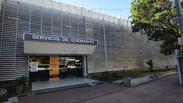 El personal actuante lesionado fue derivado al Instituto del Quemado de la ciudad de Córdoba. Foto: Gentileza La Voz