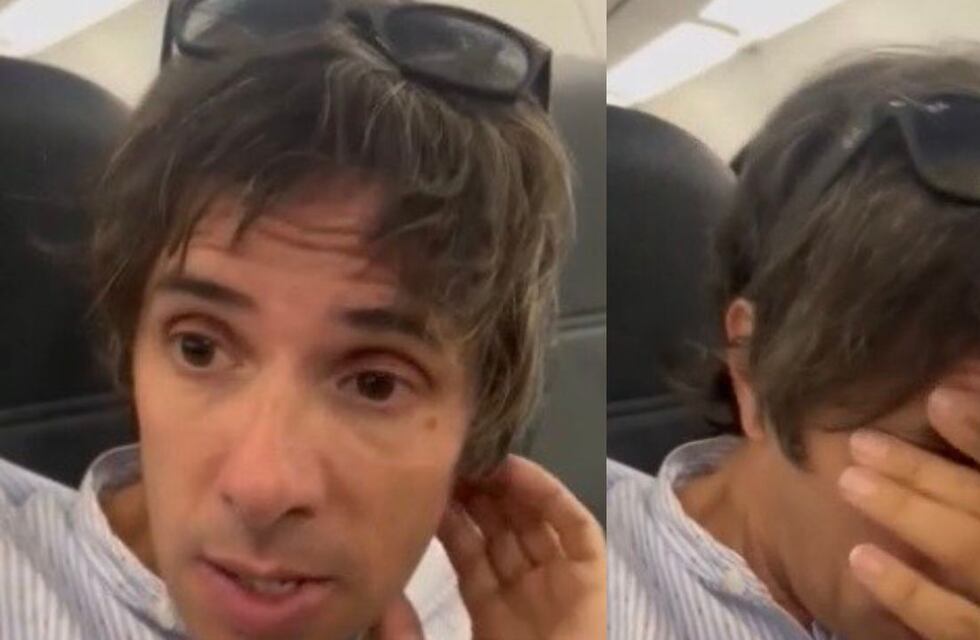 Robertito Funes Ugarte quedó atrapado en un avión en plena tormenta: “De terror”