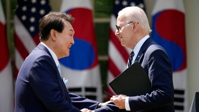 Joe Biden se reunió con Corea del Sur y Japón
