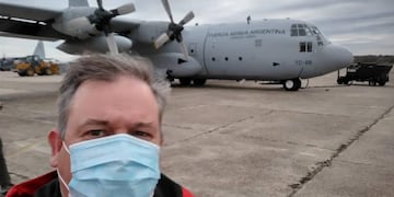 El dr. Emilio Scarinci, antes de viajar a Haití