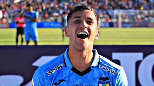 El chileno Matías Marín con el color celeste. Seguirá su carrera en Belgrano.