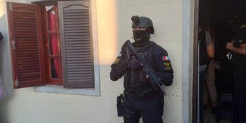 El operativo se desarrolló en la vivienda del investigado.