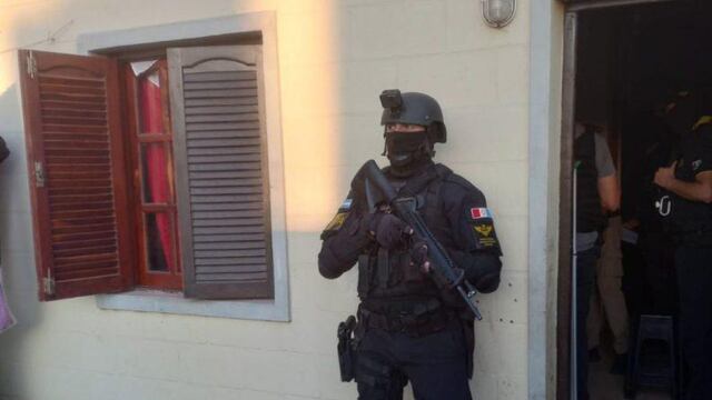 El operativo se desarrolló en la vivienda del investigado.