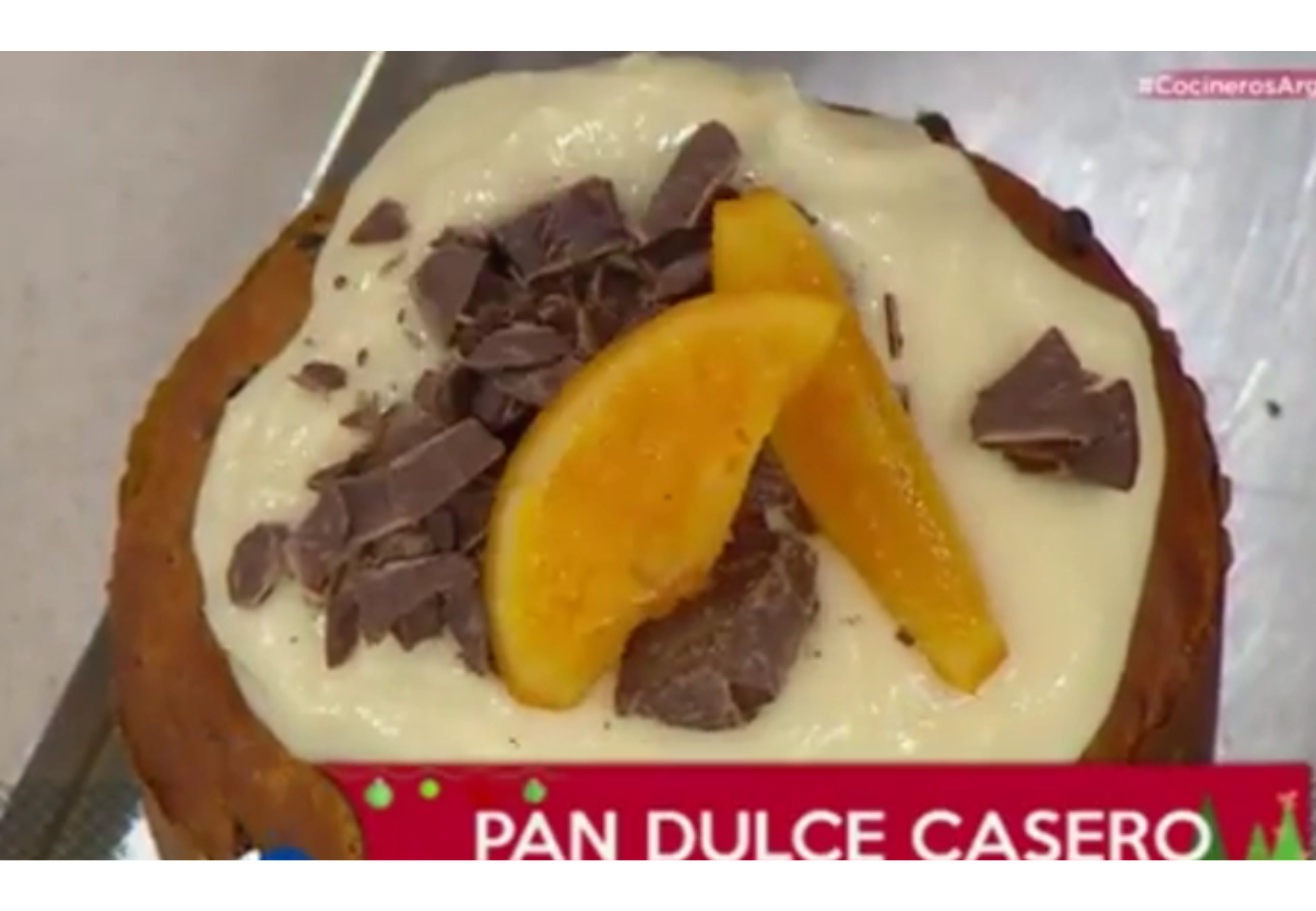 Este pan dulce lo enseñaron en Cocineros Argentinos.