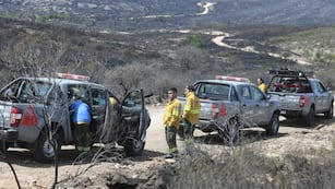Sigue la lucha contra el fuego en las sierras de Córdoba.