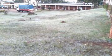 La postal de esta mañana en Bernardo de Irigoyen.