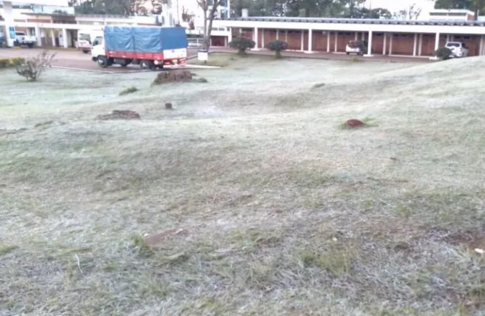 Aguanieve en Bernardo de Irigoyen: es el punto más frío de la provincia