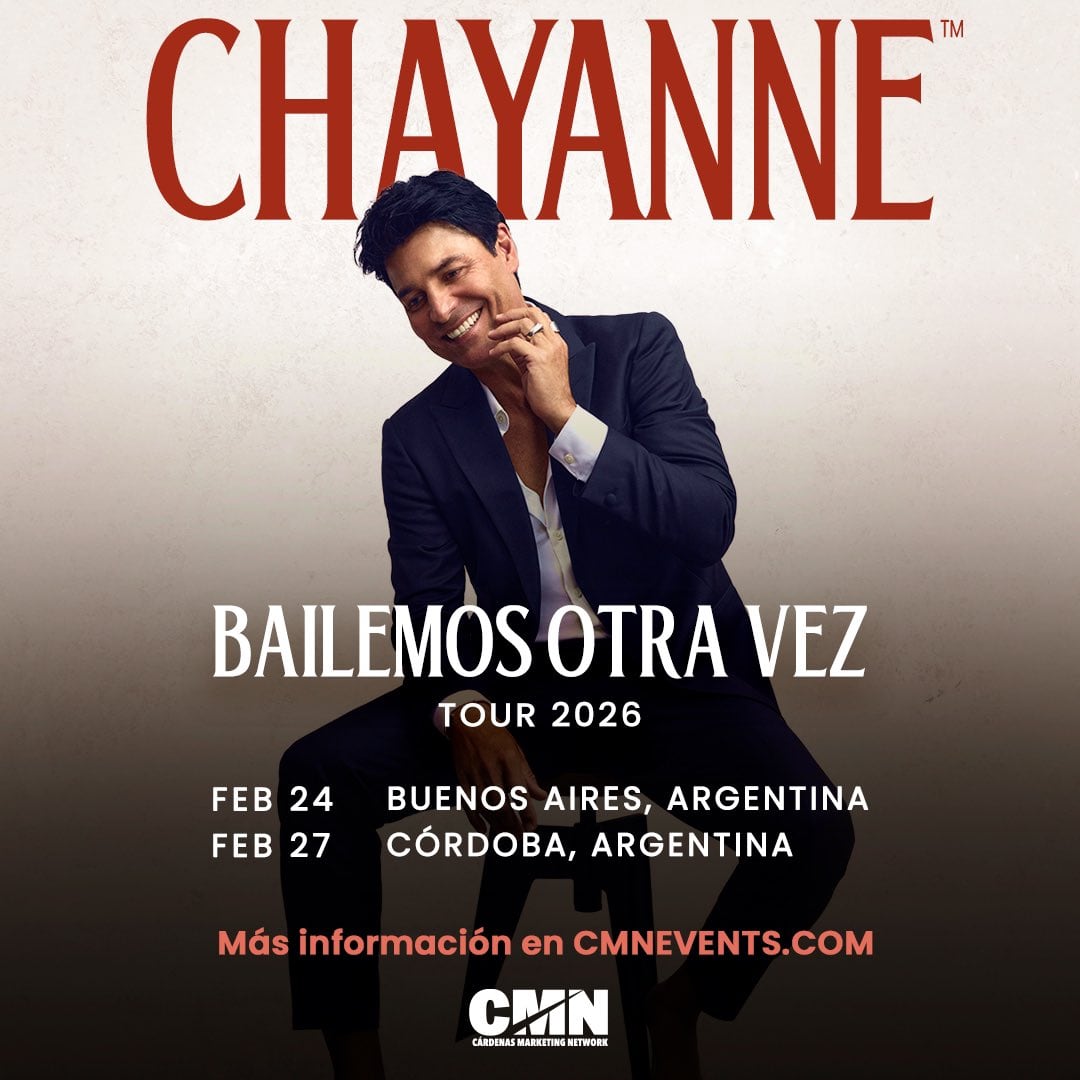 Chayanne en Argentina 2026: cuándo comienza la venta de entradas y dónde conseguirlas