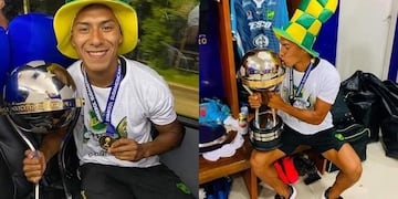 Nicolás González es nativo de Embarcación, y se consagró campeón de la Copa Sudamericana.
