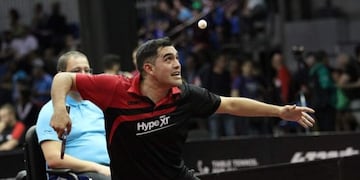 Gastón Alto perdió ante el español Álvaro Robles en tenis de mesa, por los Juegos Olímpicos de Tokio 2020.