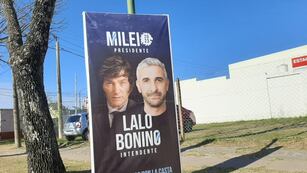 Siguen los carteles colocados en diferentes lugares de Rafaela