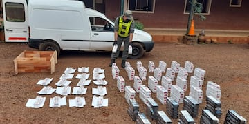 San Ignacio: Gendarmería incautó 2.000 paquetes de cigarrillos ilegales