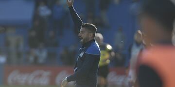 Javier Gandolfi sumó otra victoria a su buena cosecha como técnico de Talleres (Federico López Claro).