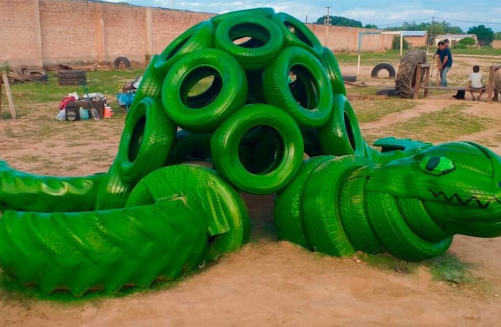 Santiago del Estero: vecinos construyeron una plaza ecológica