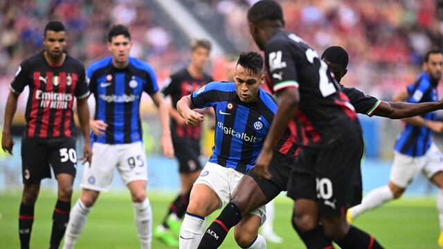 El Inter de Lautaro Martínez no pudo con el Milan en el Derbi. (Foto: @Inter_es)