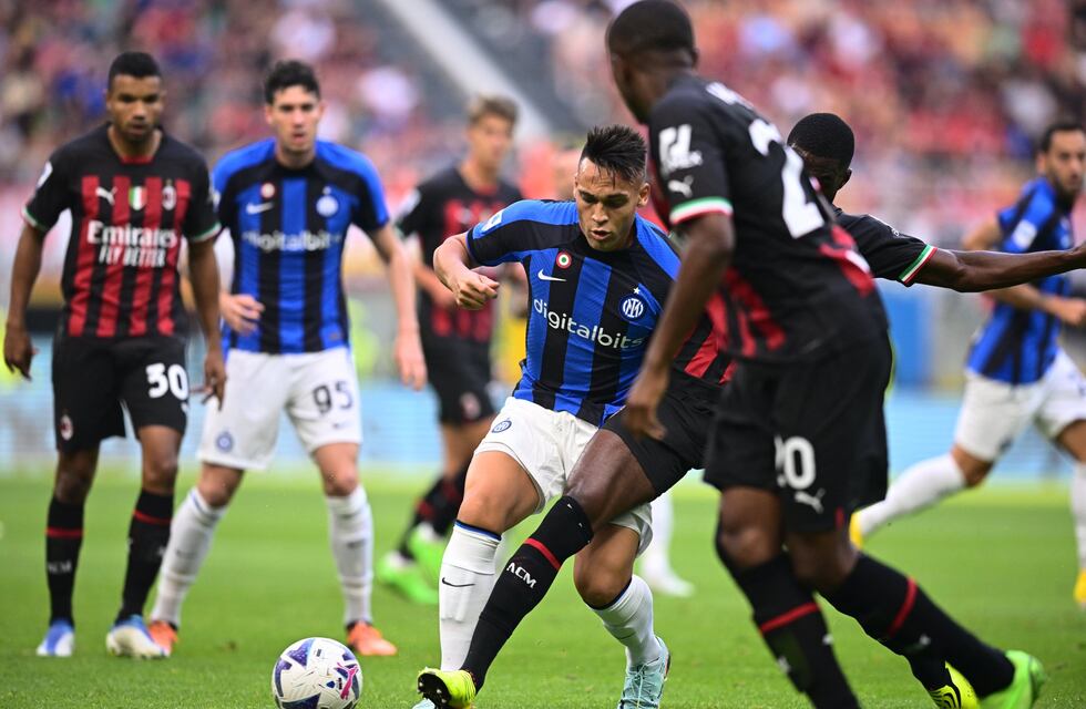 El Inter de Lautaro Martínez y Joaquín Correa perdió el clásico ante el Milan por la Serie A