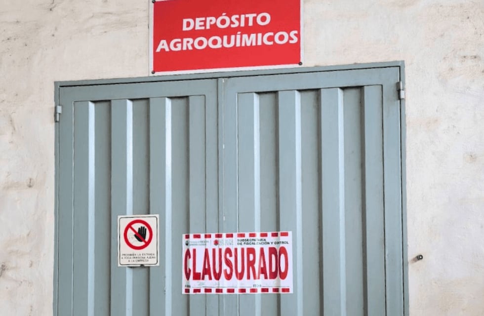 Clausuraron un depósito de agroquímicos en Córdoba: la explicación del Gobierno