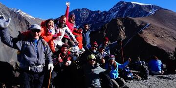Montañistas de San Luis completaron un nuevo ascenso, el cuarto en lo que va de la temporada.