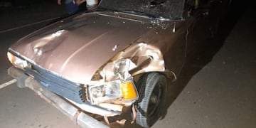 Efectivo policial protagonizó un accidente de tránsito y se negó al test de alcoholemia.