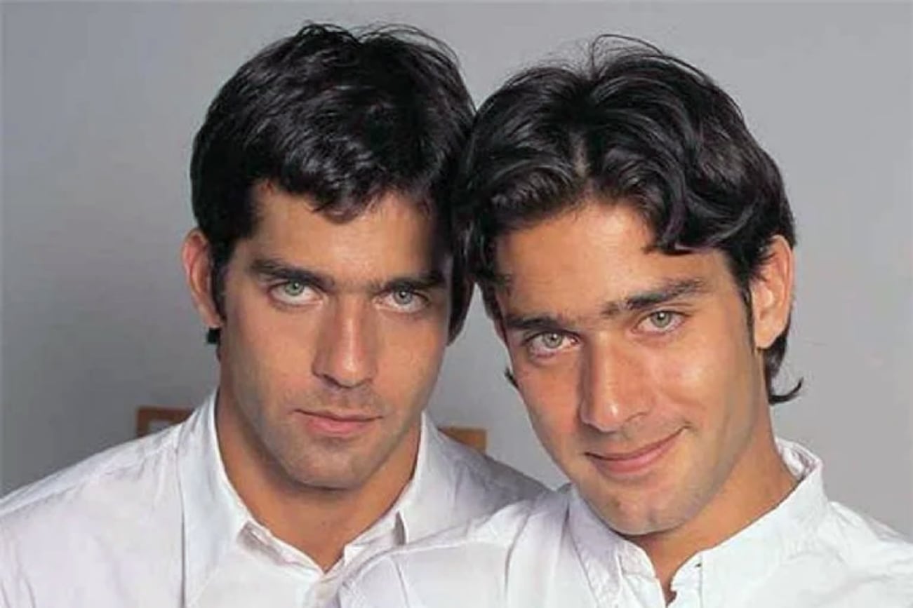 Juan y Mariano Castro en los años '90. (Web)