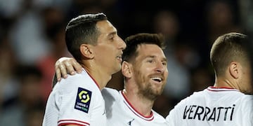 Ambos rosarinos convirtieron en el triunfo por 4 a 0 sobre Montpellier.