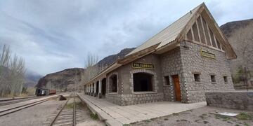 Polvaredas, la vieja estación del tren trasandino que busca resurgir