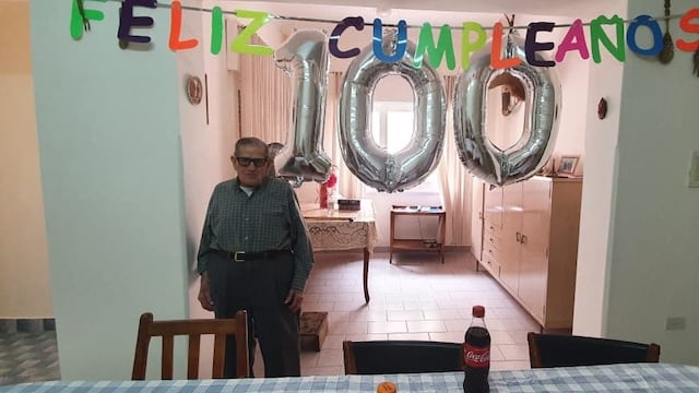 Damaso cumplió 100 años y emocionó