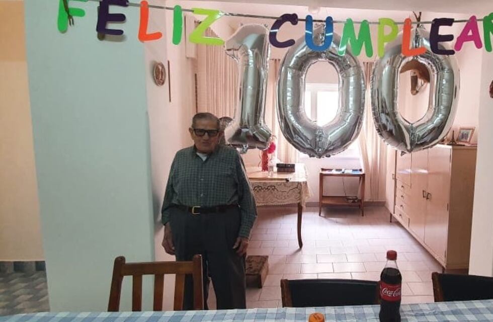Damaso cumplió 100 años y su festejo emocionó