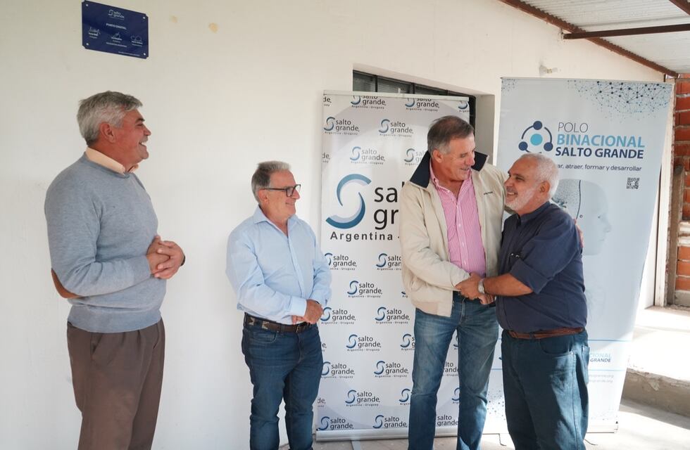 Salto Grande inauguró un nuevo punto digital en San Jaime de la Frontera