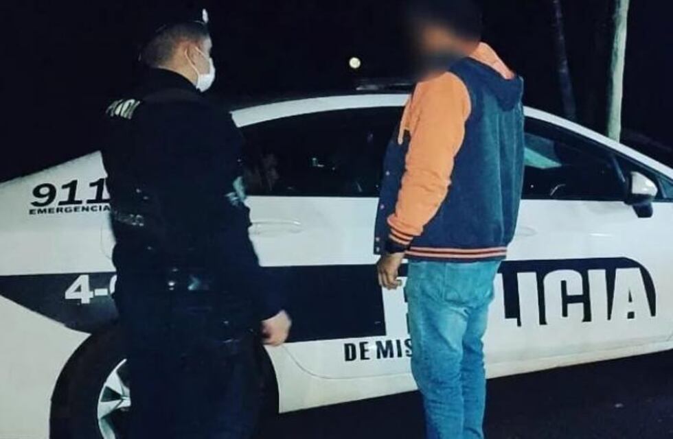 Terminó detenido tras darse a la fuga luego de protagonizar un accidente vial