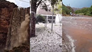 Tormenta en Mendoza: granizo, crecidas, aludes e inundaciones.