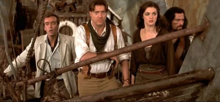 Brendan Fraser y Rachel Weisz protagonizaron la primera película de La Momia.