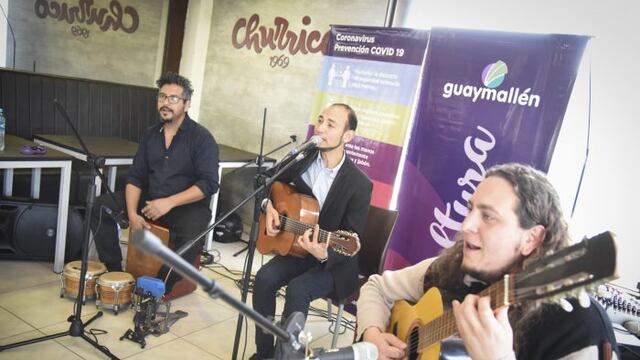 La banda que sorprendió está formada por Nicolás Palma, Nahuel Jofré y Carlos Pereyra.