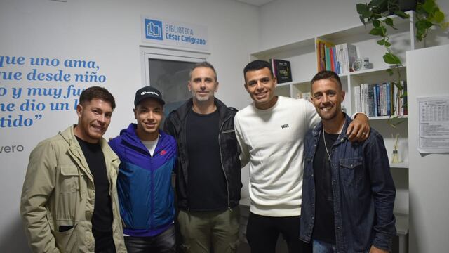 Atlético inauguró la Biblioteca "César Carignano" en la Residencia Celeste