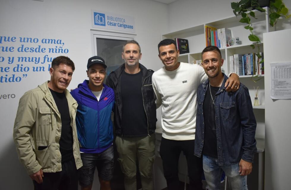 Atlético inauguró la Biblioteca “César Carignano” en la Residencia Celeste