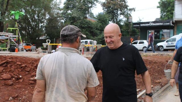 El Intendente de Puerto Iguazú supervisó las obras viales que se encuentran en ejecución.