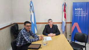 El titular de la Fiscalía Regional 5, Carlos Vottero, mantuvo una importante reunión con el Jefe de la Unidad de Investigaciones de Delitos Complejos y Procedimientos Judiciales de Gendarmería Nacional Rafaela, Segundo Comandante Néstor Fabián Roja